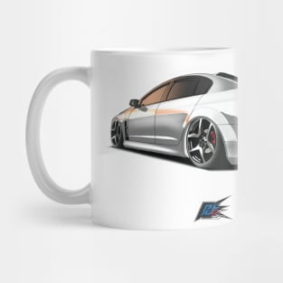 holden commodore ve white Mug